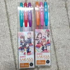 ボールペン8本・テープセット ZEBRA SARASA0.5mm - メルカリ