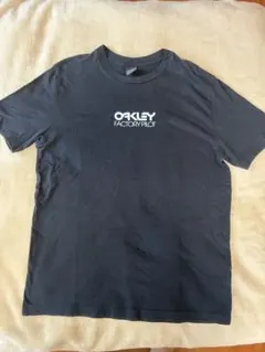 90s Oakley オークリーセンターロゴ Tシャツ L ブラック ヴィンテー