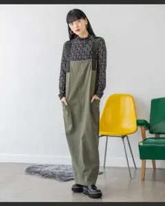 ♡JEANASISミリタリージャンスカ♡カーキ/ジーナシス/Iラインシルエット