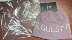 SPECIALGUEST ビーニー　パープル