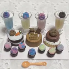 ♡ミニチュアカラフルスイーツセットNo.140