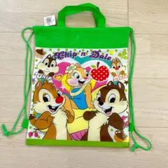 ディズニー チップとデール 2WAYバッグ ナップサック 巾着袋