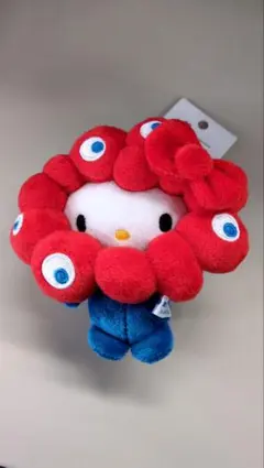 ミャクミャク なりきりぬいぐるみ カラビナ キティ