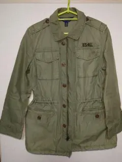 Polo ラルフローレン モッズコート L/G (12-14) オリーブグリーン