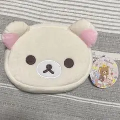 コリラックマ　フェイスポーチ　ダイカットポーチ　アベイル　コラボ