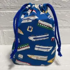 ハンドメイド コップ袋 給食袋 新幹線