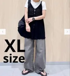 透かし編みニットキャミソールチュニックのサムネイル