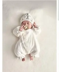 monbabe ワッフルグローリーロンパース