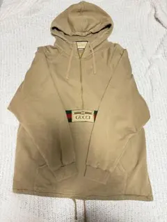 GUCCI ベージュ フード付きオーバーサイズパーカー 2025年最新】gucci グッチ パーカーの人気アイテム - メルカリ