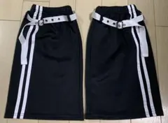 地雷系 サブカル系 ブラック ストライプ レッグウォーマー