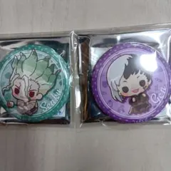 Dr.STONE　缶バッジ　石神千空　あさぎりゲン