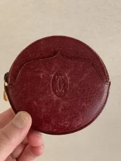 Cartier コインケース ボルドー 丸型 - メルカリ