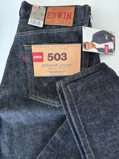 EDWIN 503 レギュラー・ストレートジーンズ 34