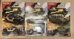 Matchbox ジュラシックワールド ミニカー 3台セットのサムネイル