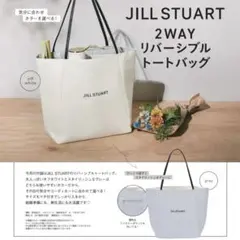 ジルスチュアート　リバーシブルトートバッグ