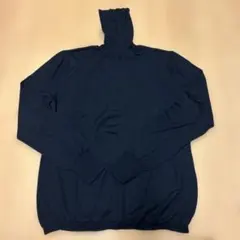 【新品】ブラック　ウール100% タートル　13号