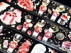 切売 1783★ 海外 マスキングテープ マステ PET 装飾 人物 虹光