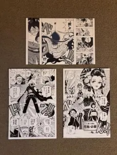 ONE PIECE ポストカード サンジ 他 3枚セット