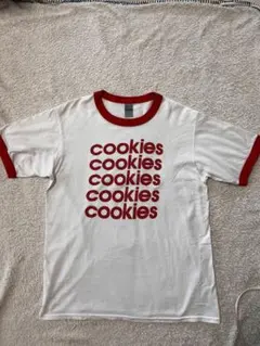【人気】GILDAN ギルダン リンガーTシャツ クッキー ロゴ レトロ Mのサムネイル