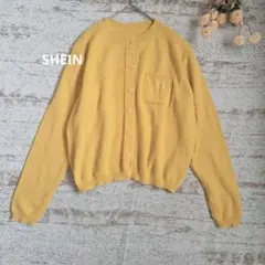 シフォン☆K様◆SHEIN　ざっくり編みニットカーディガン　オーバーサイズ　美品