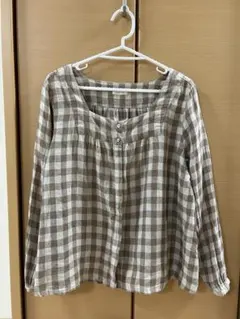 スタディオクリップ　チェック　シャツ　ブラウス　チュニック