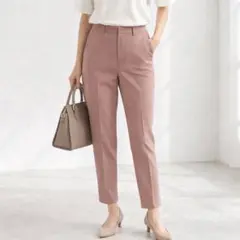 ユニクロ【S】スマートアンクルパンツ テーパードシルエット センタープレス