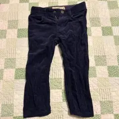 H&M ネイビー コーデュロイ パンツ