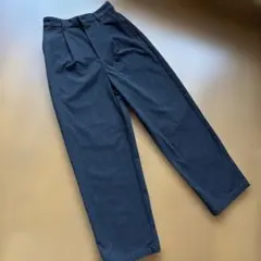 未使用✴︎無印良品／冬素材タック入りパンツS