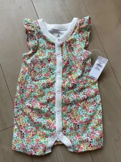 baby gap ベビー花柄クマデザインロンパース 50cm