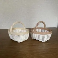 ミニかご㊲ミニチュア　クラフトバンド