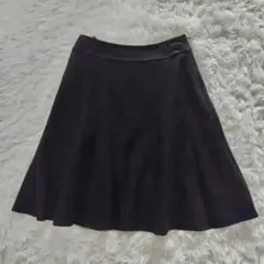 美品・早い者勝ち✨ ミッシェルクラン フレアミニスカート Sサイズ ブラック