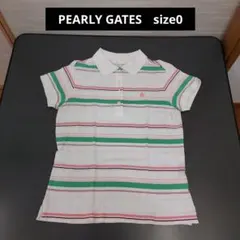PEARLY GATES 　パーリーゲイツ　半袖ポロシャツ　0　レディースS相当のサムネイル