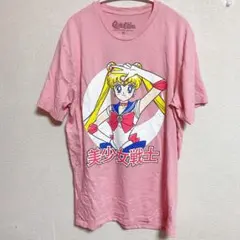 セーラームーン Tシャツ XL ピンク アニメ キャラクター