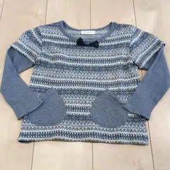 センスオブワンダー　ニットトップス　110