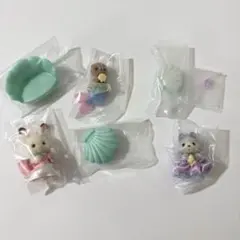 赤ちゃん家具コレクション　ゆめいろマーメイド ショコラウサギ ラッコ ハスキー