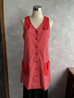 古着　ヴィンテージ レトロ　総柄ワンピースused 希少　ビンテージ