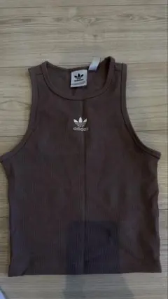 adidas リブ タンクトップ ブラウンのサムネイル