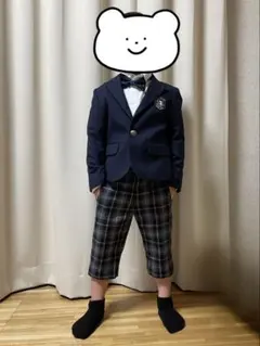 コムサイズム 男の子 キッズ 120 フォーマル 入学式 卒園式 発表会