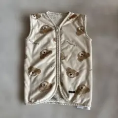 ベビースリーパー クマ柄 フリース