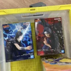 【未開封】ナルト 疾風伝 サスケ イタチ　GiGO限定　フィギュア+シール