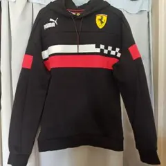 PUMA Ferrari コラボ パーカー M 黒/赤