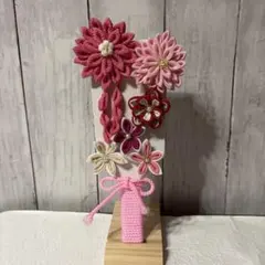 羽子板飾り ひな祭り桃の節句 初孫七五三ちりめん細工ハンドメイド