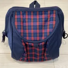 ジャクエツ 通園カバン 保育園 幼稚園 通園リュック チェック柄 ポップリュック