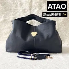 2026年最新】ATAO カラー：ネイビー系 レディース ショルダーバッグの