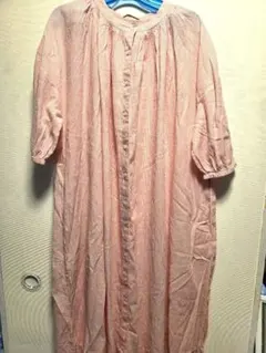 週末セール　新品　サマンサモスモス　パフスリーブギャザーワンピース　ピンク