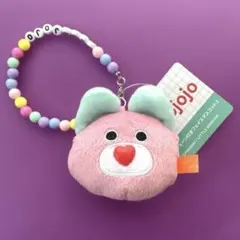 mojojojo ビーズチェーン付きフェイスマスコット2 うさぎ