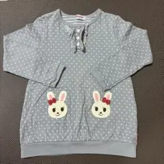 ミキハウス うさこ 長袖カットソー 110cm