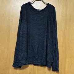 BUFFAID ダークグレー 長袖 Tシャツ【Sサイズ】ゆったりリラックス