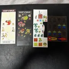 チップとデール シール 4シートセット