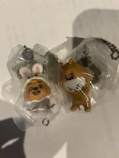 skzooガチャ　つまんでつなげてますこっと　リービット ハンクオッカ セット